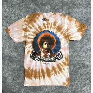 Jimmy Hendrix T-Shirt Women’s S Multi Tie Dye 100% Cotton Authentic Hendrix